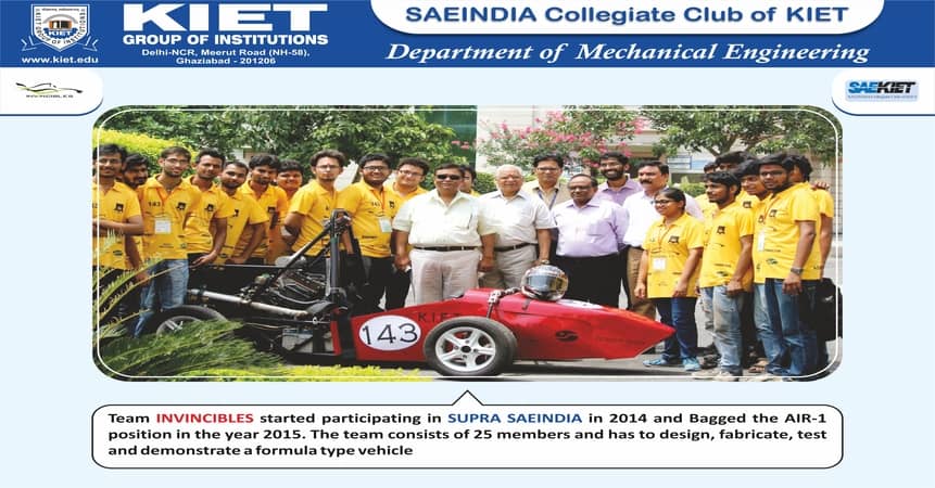 Top Mechanical Engineering college of Delhi NCR
